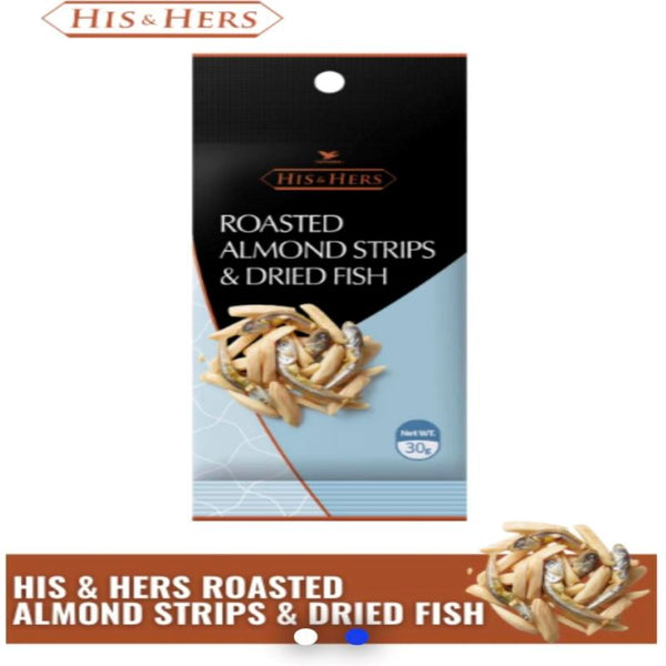His & Hers Roasted Almond Strips & Dried Fish 30g