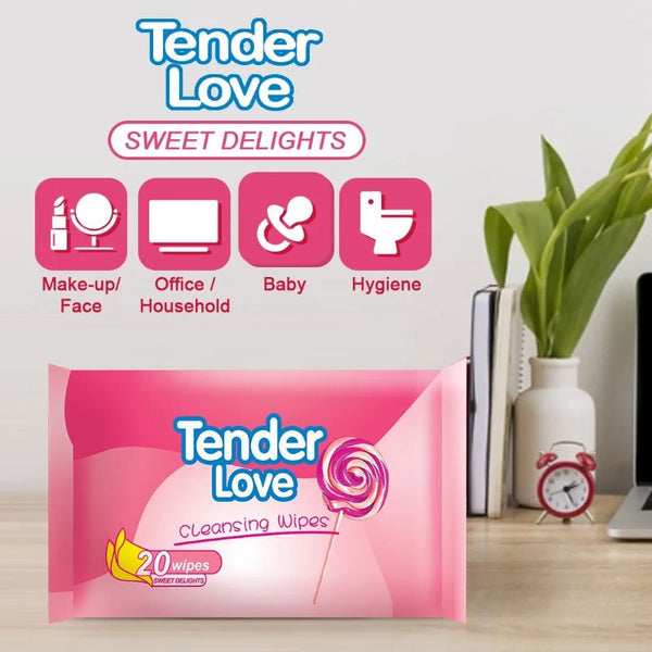 Tender Love Sweet Delights Cleansing Wipes