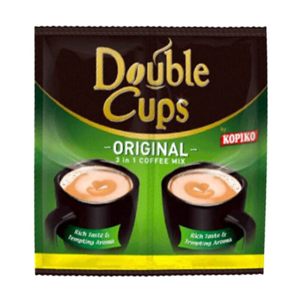 KOPIKO Double Cups Original 3 in 1 Instant Coffee Mix