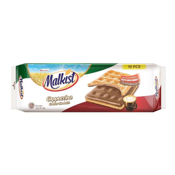 Malkist Cappuccino Cracker Sandwich 30x10x23g