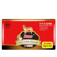 Dono - Female Dog Diaper XL Large Medium Small XSmall by pieces and by case