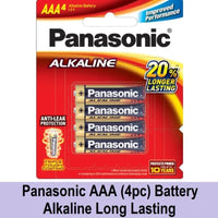 Panasonic Alkaline AAA 4pcs (LR03T/4B)