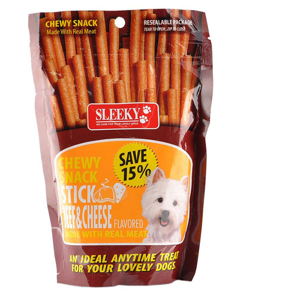 Sleeky Chewy - Stick Beef & Cheese Flavored 175g 50g