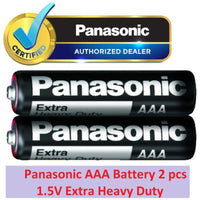 Panasonic Extra Heavy Duty AAA Black 2pcs (R03PT/2S-P)