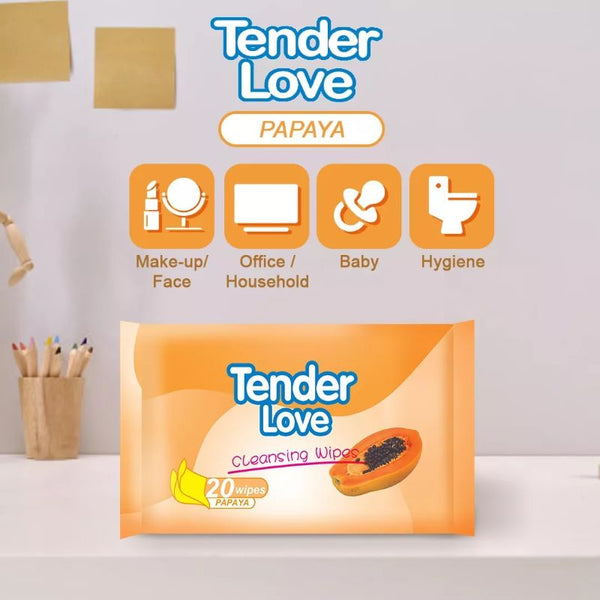 Tender Love Papaya Cleansing Wipes