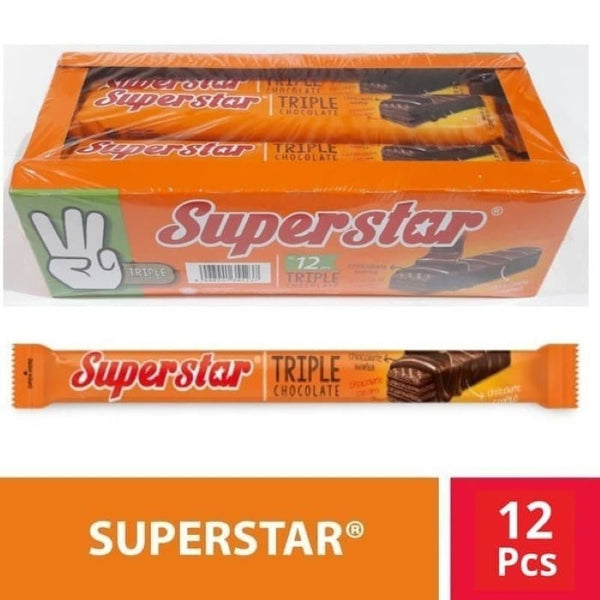 Superstar Triple Chocolate 12x10x18g